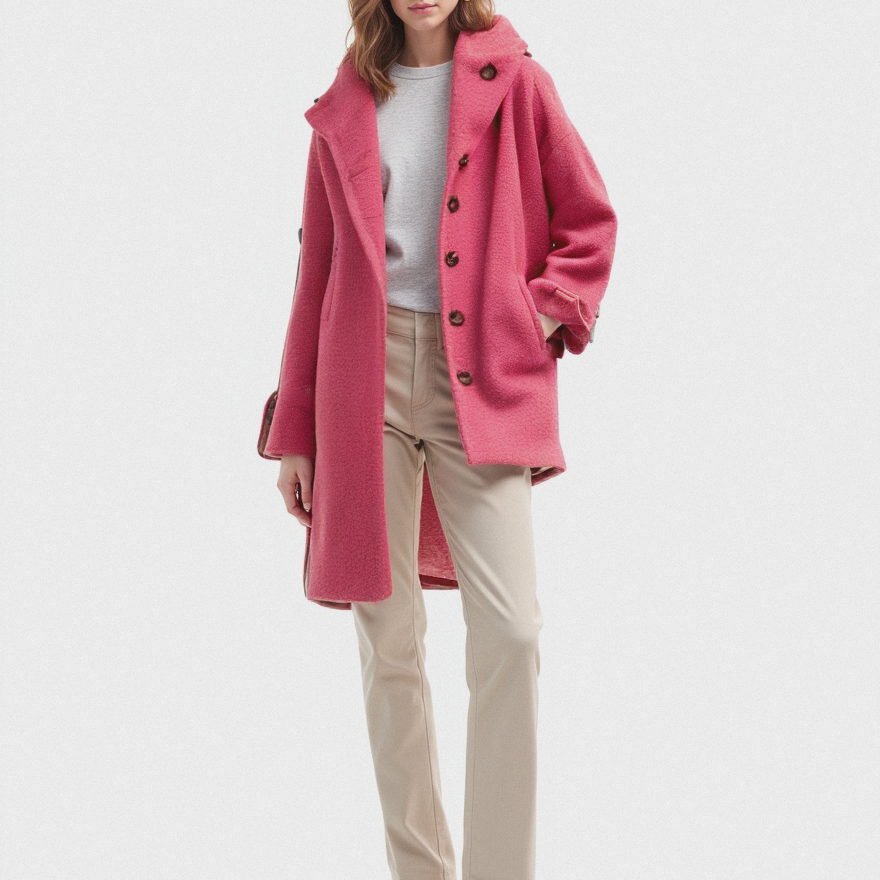 Antonina | Długi i elegancki płaszcz zimowy