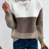 Calista - Elegancki Sweter z Długim Rękawem i Opadającymi Ramionami