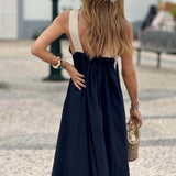 Damska Sukienka Maxi Halter | Bez Rękawów