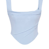 Sarah – Ensemble Corset et Jupe Longue en Brun