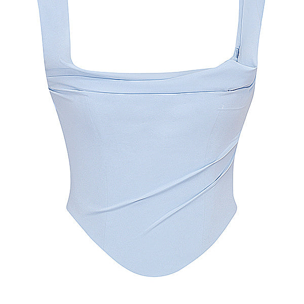 Sarah – Ensemble Corset et Jupe Longue en Brun