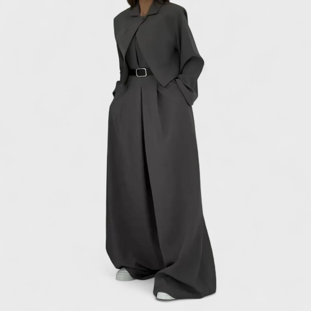 Eclat | Zestaw damski bustier + żakiet - Styl elegancki i modny