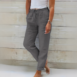 Emelie - Spodnie letnie trendy dla kobiet