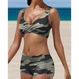 Dwuczęściowe Bikini dla Kobiet Korygujące i Wygodne Flattering Fit Spotyka Całodniowy Komfort