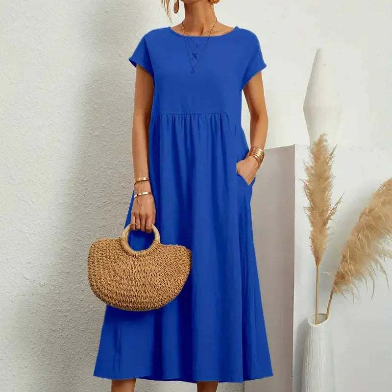 Damska Codzienna Letnia Sukienka | Maxi