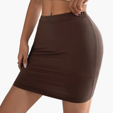 Jupe mini moulante style sexy pour femme, idéale pour le printemps et l'été