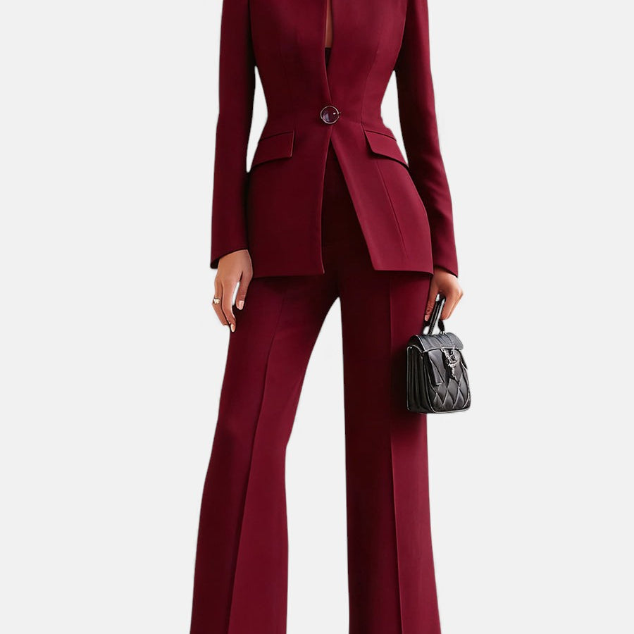 Michalina - Elegancki zestaw marynarki i spodni