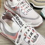 Baskets de sport femme style décontracté pour marche et loisirs