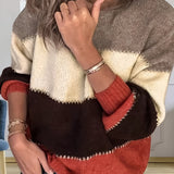 Livia - Sweter Color Block