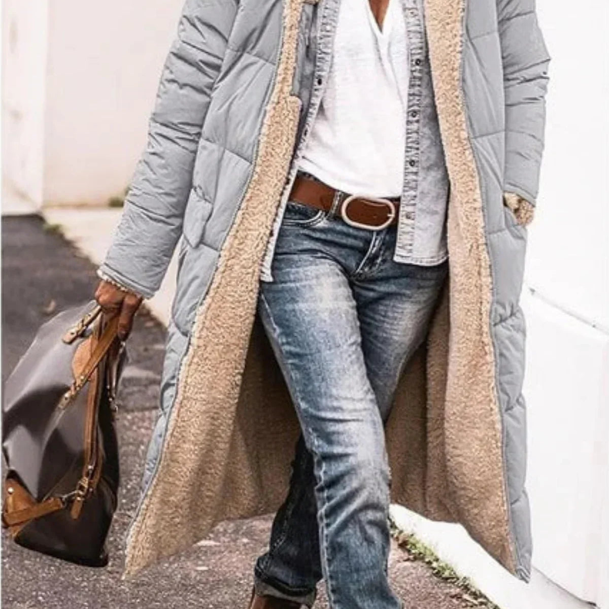 Danuta | Stylowy płaszcz dwustronny