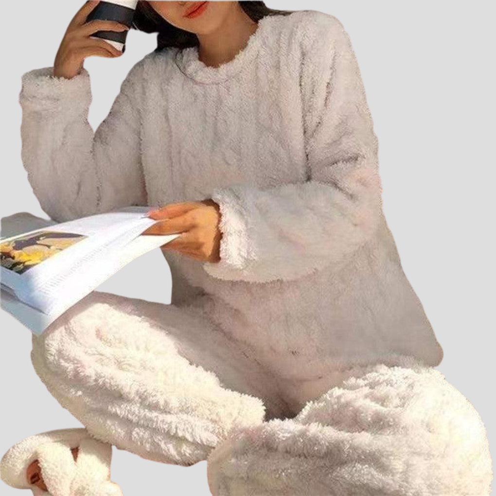 Zestaw Pizamy Fleece dla Kobiet
