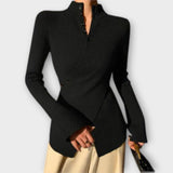 Mireko | Sweter z cienkiej dzianiny z guzikami