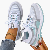 Baskets de sport femme style décontracté pour marche et loisirs