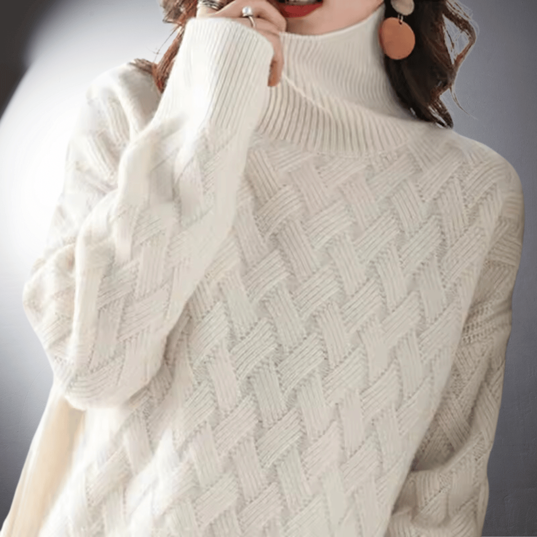Lavinia | Oversize’owy sweter z wysokiej jakości kaszmiru