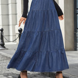 Jupe Longue Femme Élégante Style Bohème pour Printemps Été