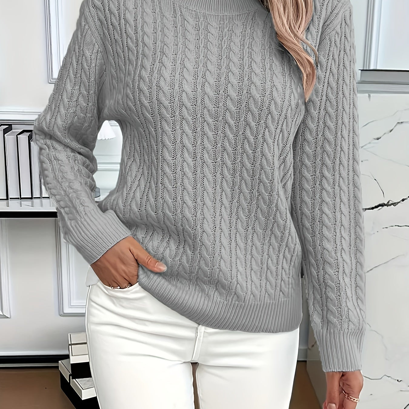 Bernila – Sweter w Warkocze