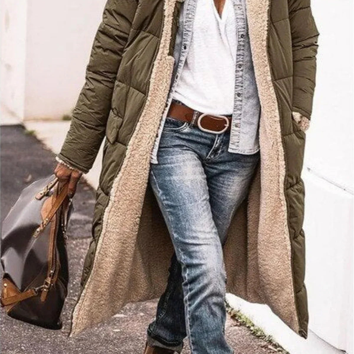 Danuta | Stylowy płaszcz dwustronny