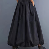 Jupe longue ample femme style bohème chic avec poches élégantes