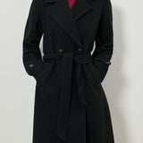 Ewa - Płaszcz z paskiem