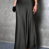 Jupe Longue Élégante Femme Style Soirée et Cocktail