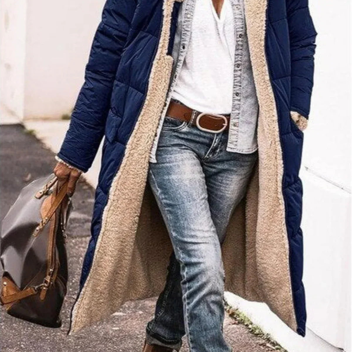 Danuta | Stylowy płaszcz dwustronny