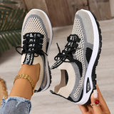 Baskets de sport femme style décontracté pour marche et loisirs
