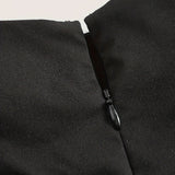 Jupe femme gothique élégante à volants avec laçage corset pour soirées et tenues alternatives