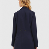 Pinalle | Krótki płaszcz z kołnierzem z klapami