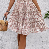 Jupe Midi Femme Élégante à Imprimé Fleuri Bohème – Look Estival Décontracté