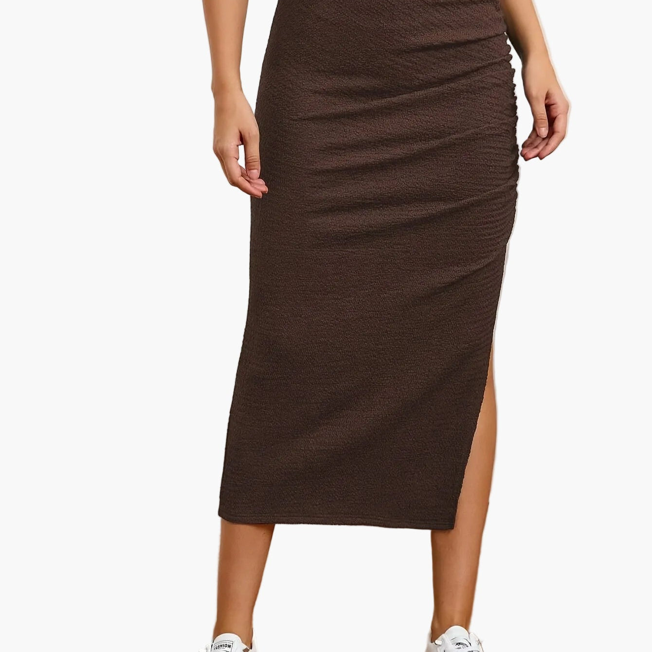 Jupe Longue Fendue Femme Style Élégant pour l'Été