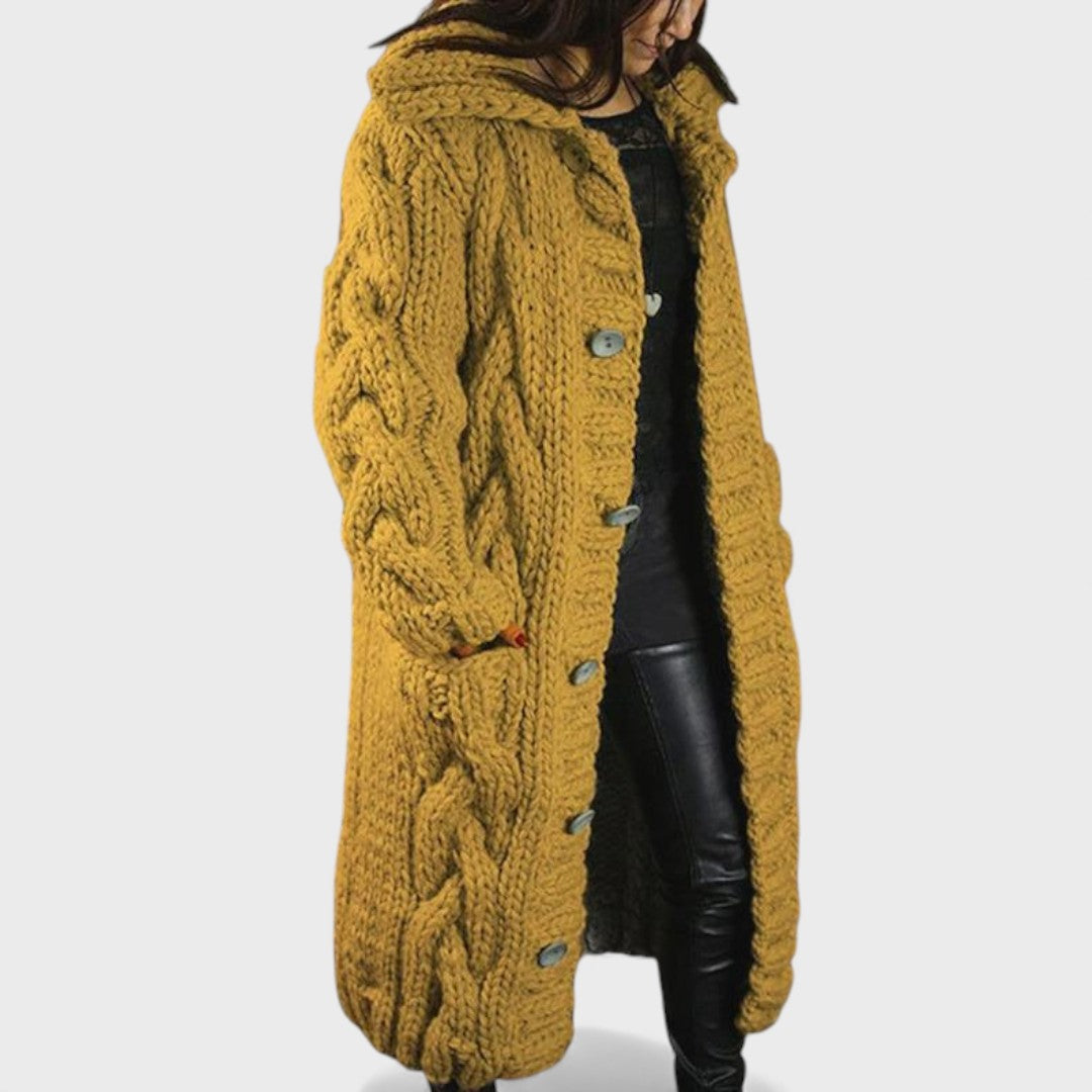 Karina | Elegancki i wygodny płaszcz z osłoną na brzuch