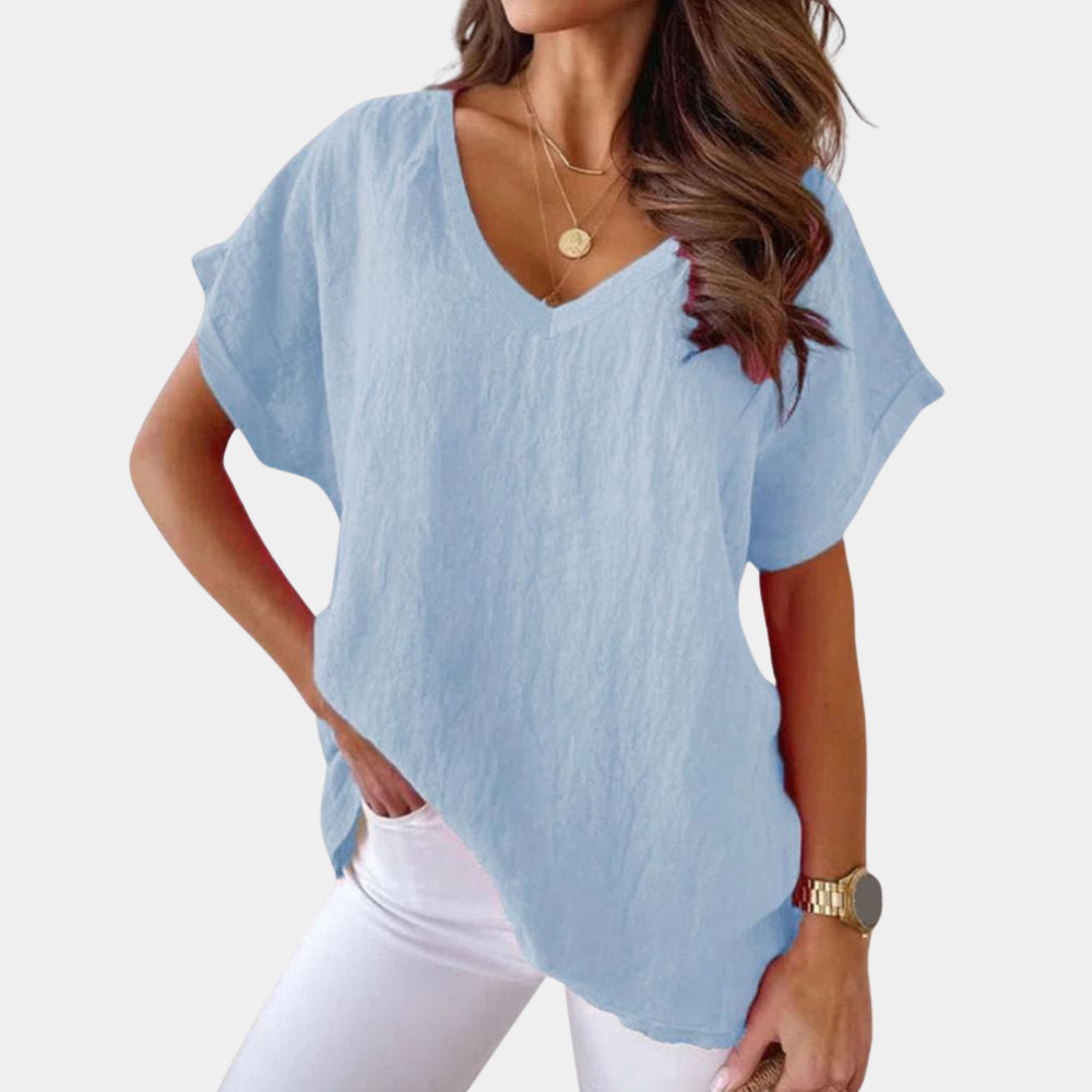 Bezwysiłkowy Chic – Casual T-Shirt dla Kobiet z Modnym Wyglądem