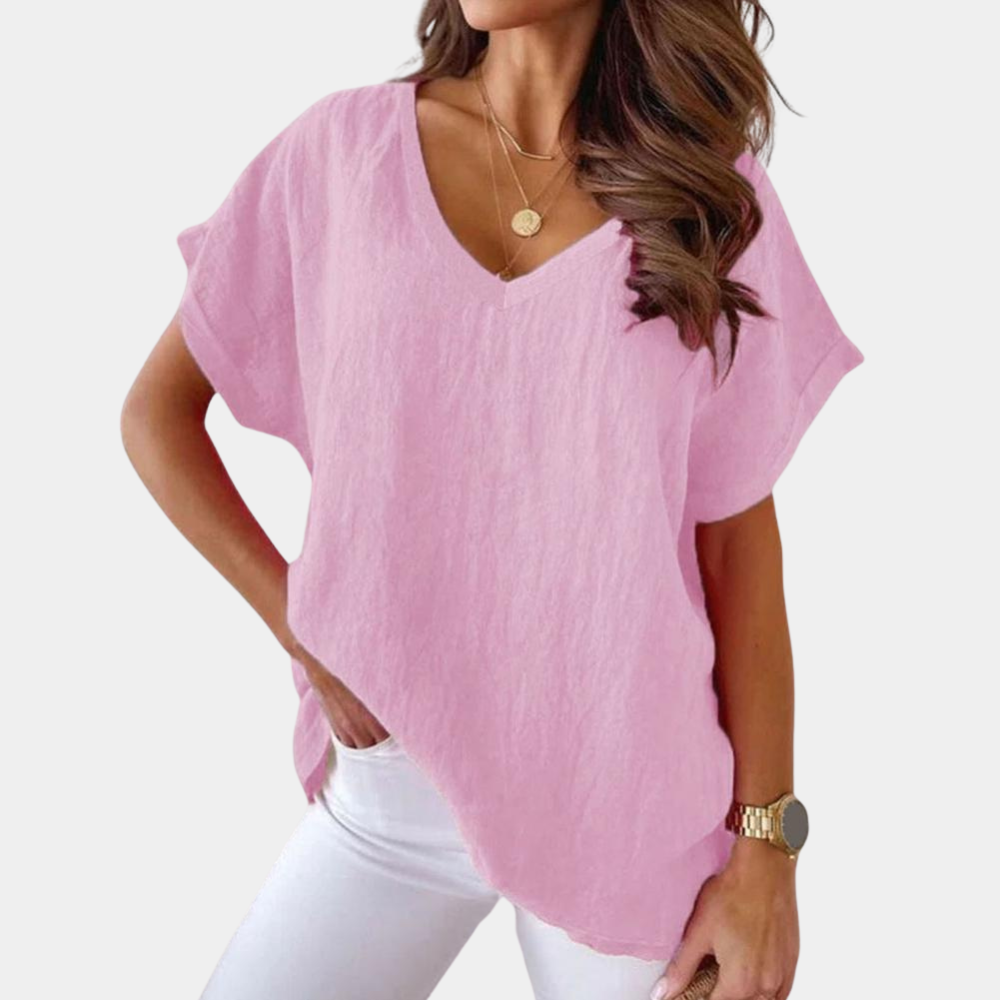 Bezwysiłkowy Chic – Casual T-Shirt dla Kobiet z Modnym Wyglądem