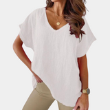 Bezwysiłkowy Chic – Casual T-Shirt dla Kobiet z Modnym Wyglądem