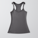 Damski Niewidoczny Ramie Ribbed Top