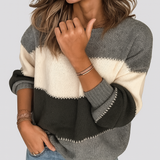 Livia - Sweter Color Block