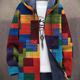 Delilah | Luksusowa kurtka z kapturem inspirowana sztuką, z zamkiem błyskawicznym