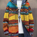 Delilah | Luksusowa kurtka z kapturem inspirowana sztuką, z zamkiem błyskawicznym