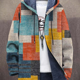 Delilah | Luksusowa kurtka z kapturem inspirowana sztuką, z zamkiem błyskawicznym