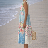 Anastazja | Sukienka Midi Patchwork