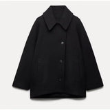 Jazzy | Oversize’owy płaszcz w stylowym wydaniu