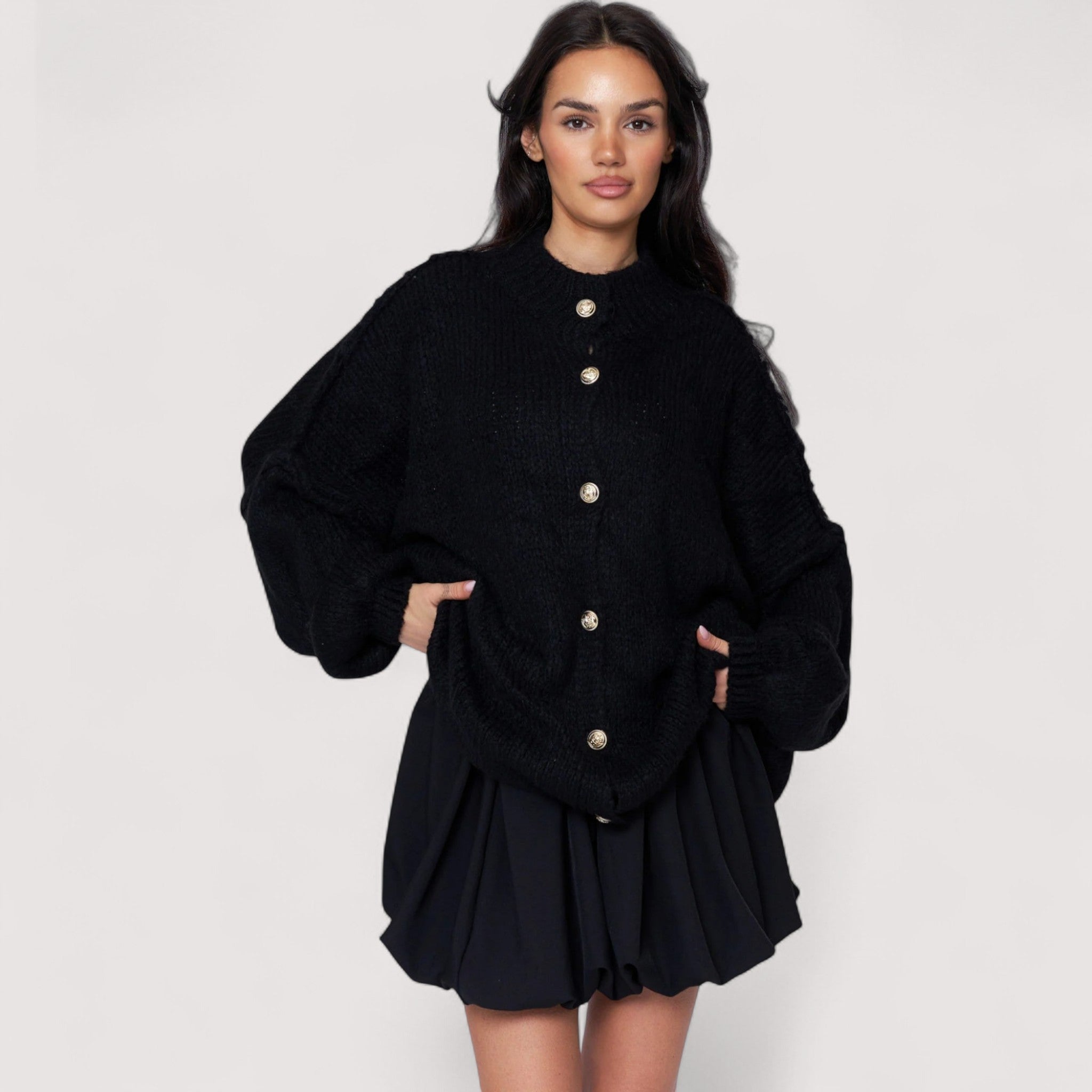 Liwia | Kardigan w stylu casualowym