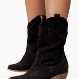 Bottes western femme à talon style cowboy mode urbaine