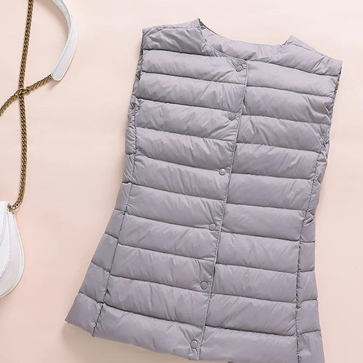Kim – Gilet Ultraléger en Duvet pour Femme