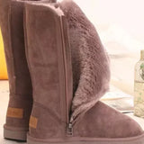 Bottes d'hiver hautes pour femme style classique confort douillet