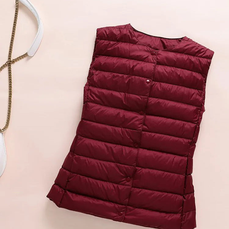 Kim – Gilet Ultraléger en Duvet pour Femme