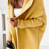 Chiara - Gilet Tricoté à Capuche