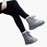 Bottes d'hiver montantes pour femme style décontracté chaud