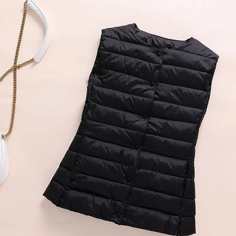 Kim – Gilet Ultraléger en Duvet pour Femme
