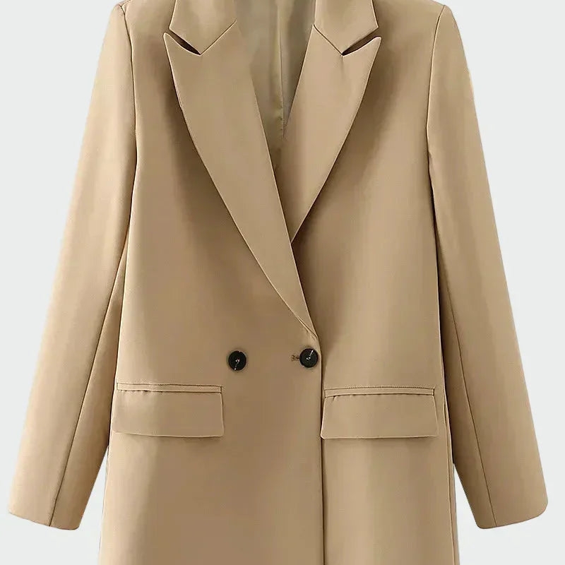 Helia | Oversize Kurtka z Nowoczesną Linią